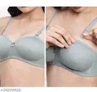 Cotton Blend Solid Lingerie Set for Women 