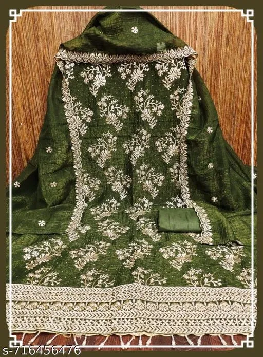Georgette Punjabi/All Over Suits Semi-Stitched Suits (Multicolor, 6.65 meter for Women (XXL)