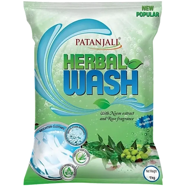 पतंजलि हर्बल वाश डिटर्जेंट पाउडर 900 g