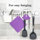 Silicone Trivet Mats - Hot Pot Holders - Drying Mat Our potholders Kitchen Tools is Heat Resistant 