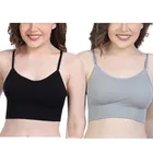 Cotton Blend Padded Camisole Bra for Women 