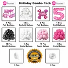 Princess Theme 5th Happy Birthday Decoration,Multicolour,Set Of 1