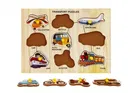 Wooden Transport & Vehicle Puzzle Board Games for Kids 