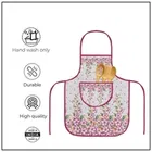 Krishna E Quilted Pink Flower Apron 68x58cms 