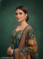 Bandhani Printed Jaipuri Designs Embroidered Top Bottom Duppata for Women 
