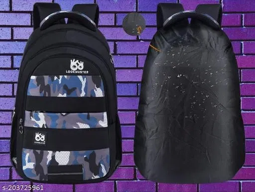 Polyester Backpack for Men & Women, Multicolor