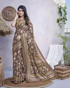 Art Silk Printed Saree for Women 