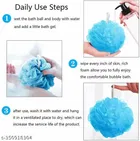 Plastic Body Scrub Loofa 