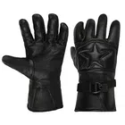 Leather Winter Gloves for Men & Women (Black, Set of 1)