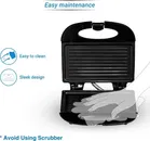 Suryaviva Sandwich Maker - 750W Power, Non-Stick Plates, Adjustable Thermostat, Grill & Toast  