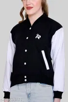 Fleece Solid Jackets for Women 