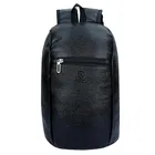 AXen Faux Leather Travel Backpack for Men & Women (16Liter, Black)