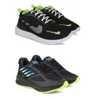 Sports Shoes for Men, Multicolor, Pack of 2 