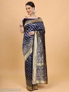 Banarasi Silk Zari Woven Saree for Women 