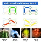 AJRO DEAL PUSH UP BOARD-BLACK 15 in 1 Body Building Exercise Push-up Bar 