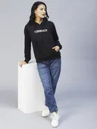 Women's Printed Hooded Sweatshirt 