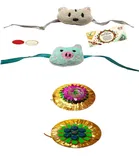 Fabric Rakhi, Pack of 4 