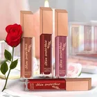 Skin Smoothie Matte Liquid Lipstick, Red Edition [Pack of 4]