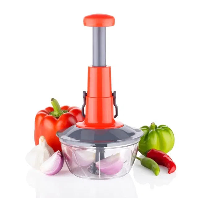 KS Manual Push Chopper (500 ml, Assorted)
