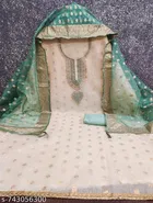 Silk Blend Punjabi/All Over Suits for Women 