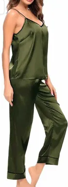 Satin Solid Night Suit for Women 