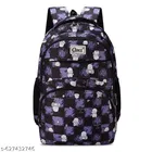 Polyester Backpack Bag, Multicolor