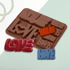 Moldberry Chocolate Bar Mould 6in1 Love MB/2028