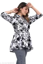 Three-Quarter Sleeves Top for Women 