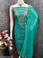 Zari Woven Punjabi/All Over Suits for Women 