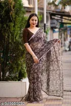 Georgette Printed Saree for Women 