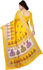 Mysore Silk Printed Saree for Women 