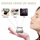 के कुडोस कार डेकोरेशन एयर फ्रेशनर फ्रेग्रेन्स आटोमेटिक 360 डिग्री शाइनी ब्लैक सोलर रोटेटिंग अरोमाथेरपी