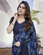 Chiffon Printed Saree for Women 