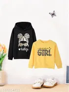 Cotton Blend Sweatshirt for Girls 
