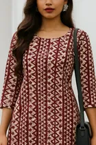 Crepe Printed Kurti for Women 