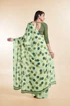 Georgette Printed Saree for Women 