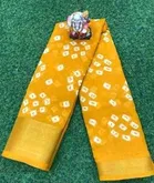 New Fancy Linen Festive Sarees 