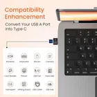 Portronics Bridge X USB 3.0 Type C Female to USB Male OTG Adapter, 5Gbps High Speed Data Transfer, Fast Charging, Compatible with Laptops, Tablets, Smartphone, Chargers and More Devices