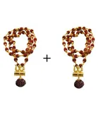 BHARDWAJ RETAILS Spiritual Damaru Trishul Rudraksh Mala Rudraksha 