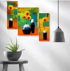 MDF 3 Pcs Designer Wall Painting for Home & Office 