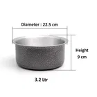 POOJA Induction Compatible Aluminum Patila 