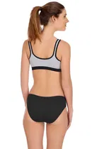Pibu Women Cotton Bra Panty Set 