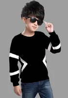 Round Neck Graphic Printed T-Shirt for Boys 