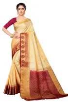 Blaton Silk Embellished Saree for Women 