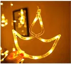 Diya LED Curtain Diya Shaped Lights with 8 Flashing Modes 