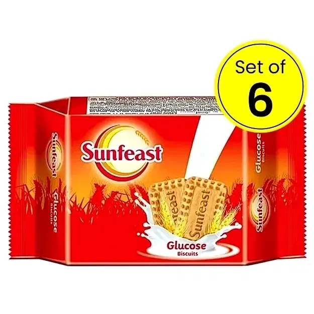सनफीस्ट ग्लूकोज़ बिस्किट्स 6X44 g (सेट ऑफ़ 6)