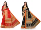 Khadi Silk Printed Saree for Women 