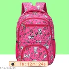 Polyester Backpack Bag, Multicolor