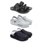 Combo of Flipflops & Clogs for Men 