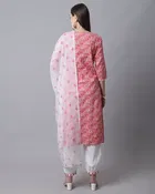 Cotton Embroidered Kurta Set for Women 